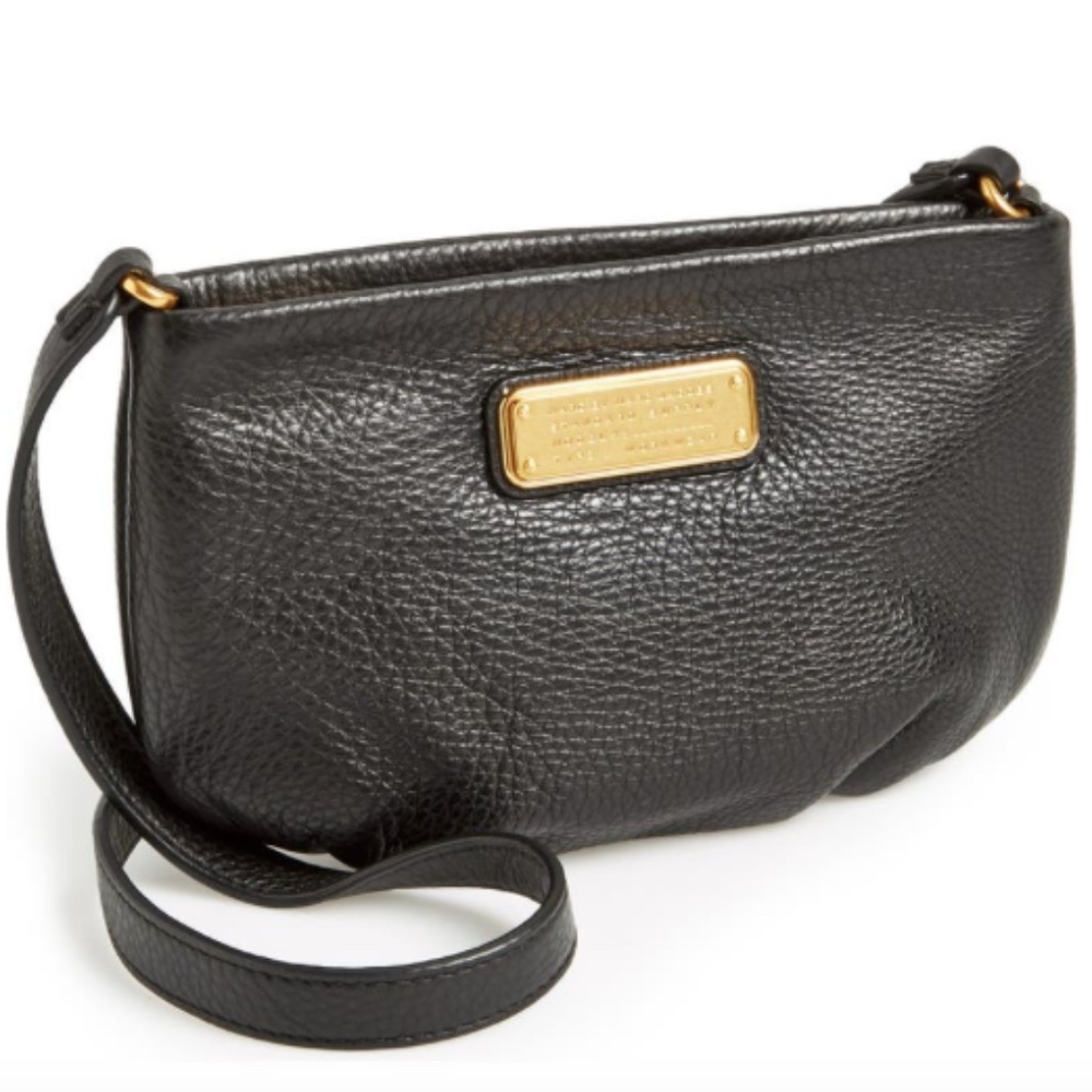 MARC BY MARC JACOBS Percy Leather Crossbody Black